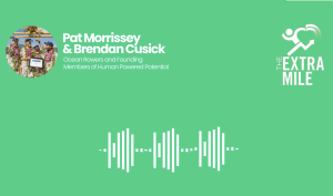 screen shot of The Extra Mile podcast